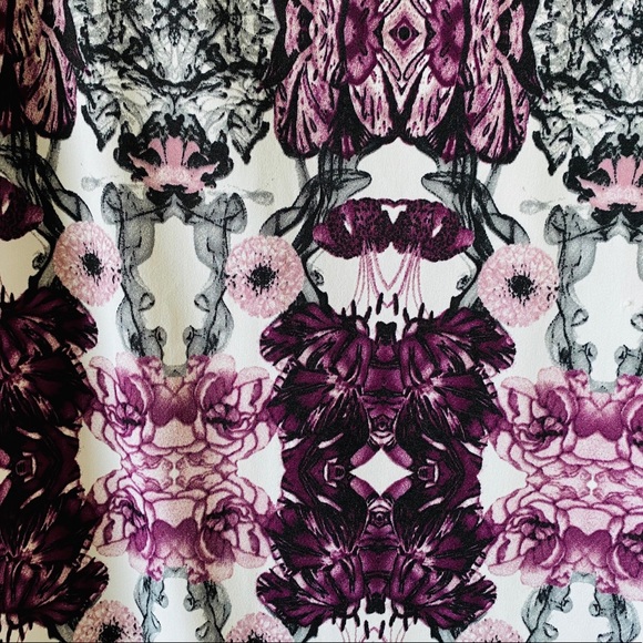 Karma Workout Racerback Floral Purple Tank Top - Picture 6 of 6